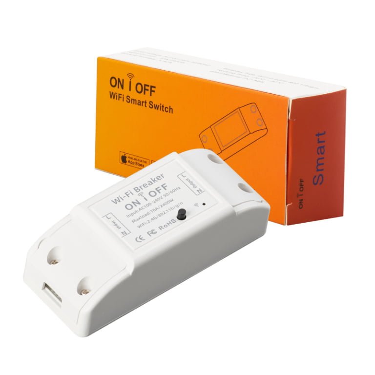WiFi Smart Relay Module, 10A/2400W, Alexa & Google Home Compatible