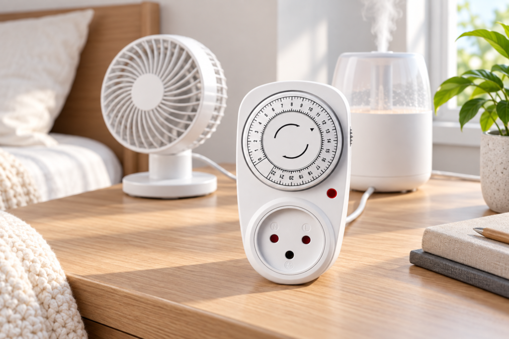 22-Hour Countdown Timer Socket for Fans and Humidifiers