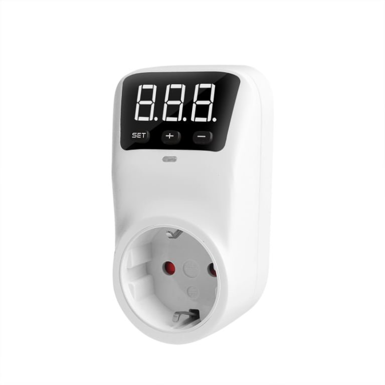 16A Digital Voltage Protector Socket, 230V Over & Under Voltage Protection with Delay