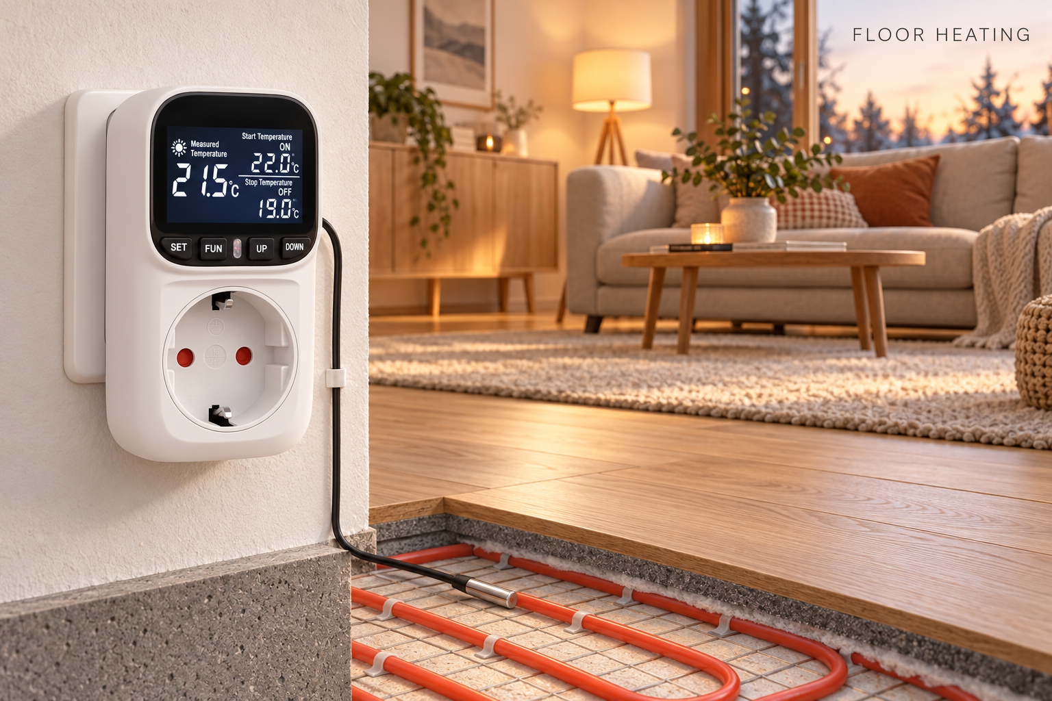 underfloor heating temperature controller
