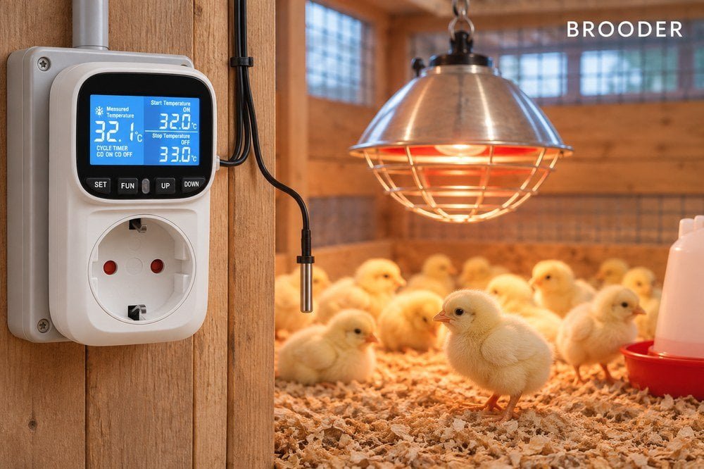 poultry rearing temperature controller