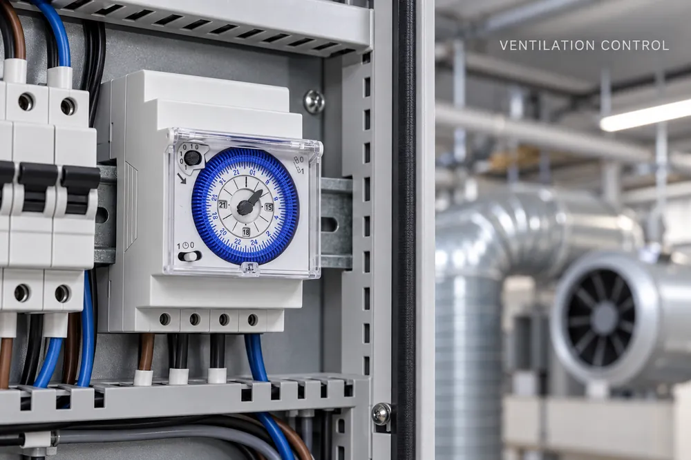 din rail mechanical timer