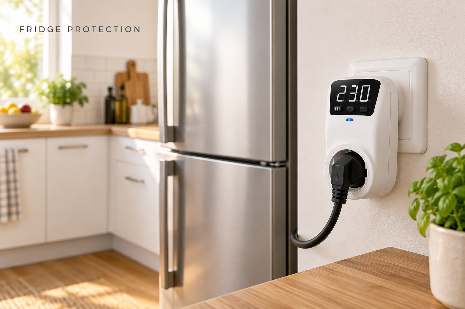 voltage protector buffering refrigerator scenario
