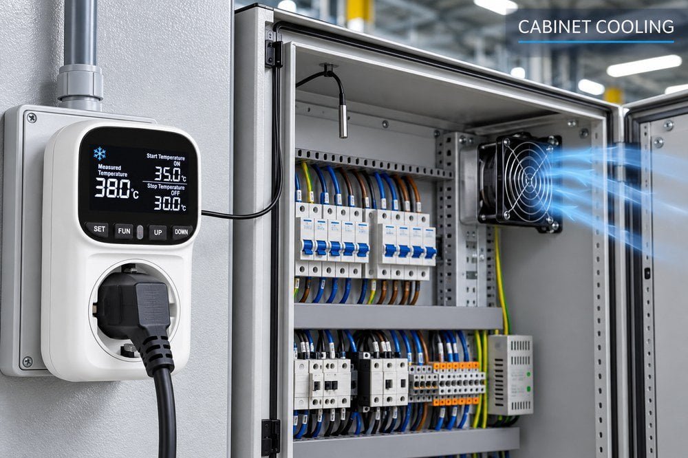 electrical cabinet temperature controller