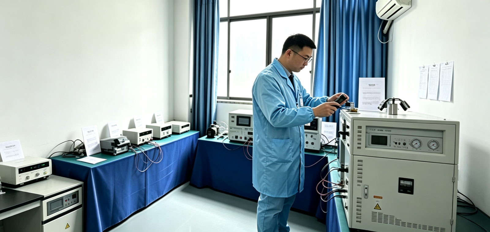 TIMEBEST in-house laboratory -- testing equipment overview