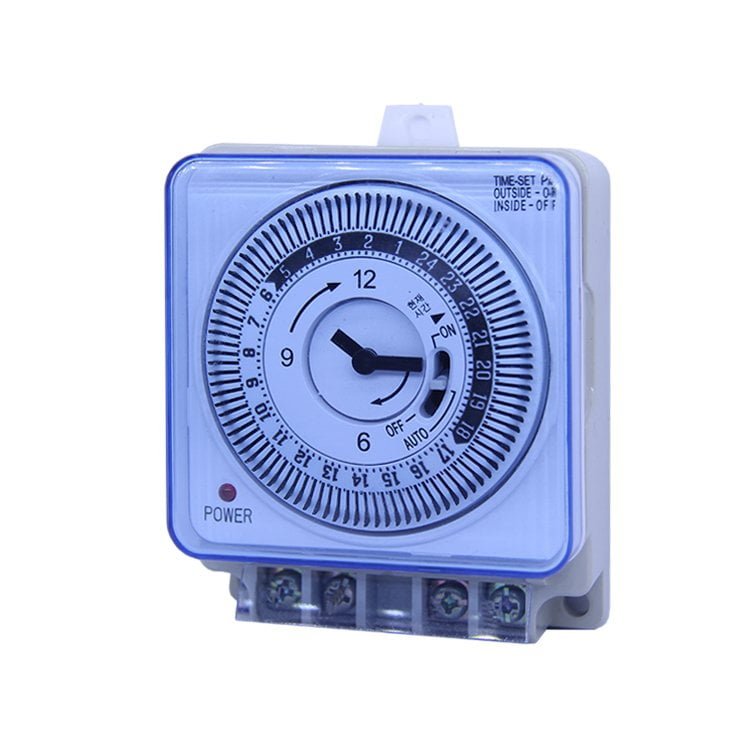 Dust‑Proof Mechanical Timer Module – 48 ON/OFF Daily, 15‑Minute Precision, Korea Best‑Seller