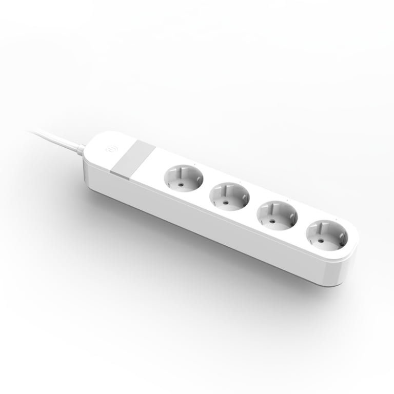 4 AC Outlets Smart WiFi Power Strip for Flexible Appliance Control and Energy Management