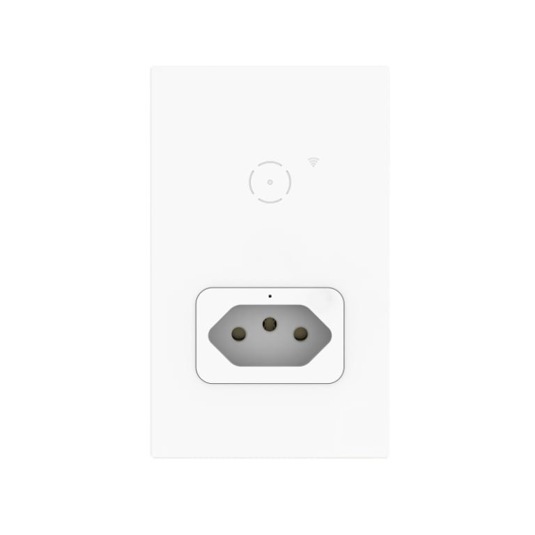 WiFi Smart Wall Switch with Socket, 10A/4000W