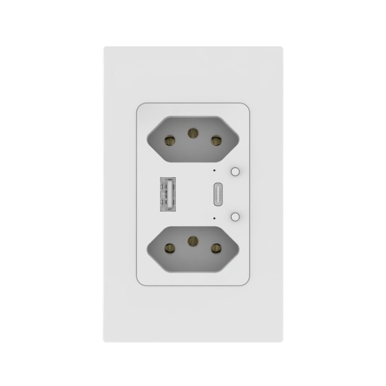 WiFi Smart Dual Outlet with USB Charging