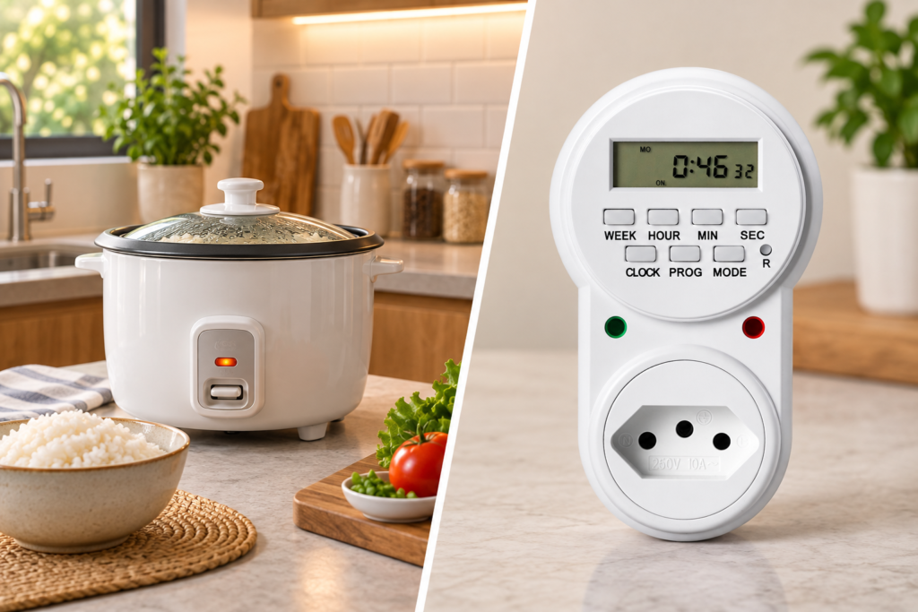 Rice Cooker — Automatic Cooking Schedule