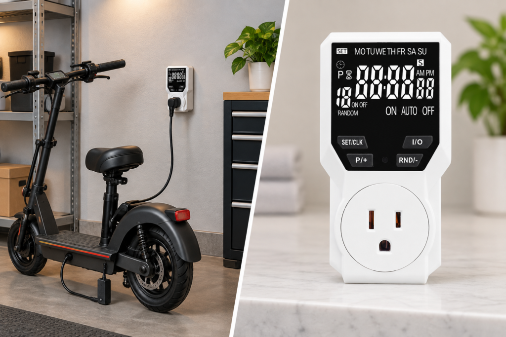 Electric Scooter Charging — Scheduled Charging Control
