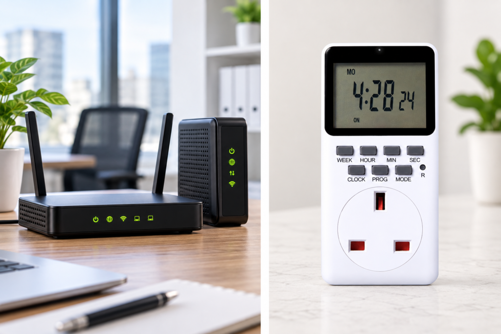 Router and Modem — Automatic Network Equipment Restart