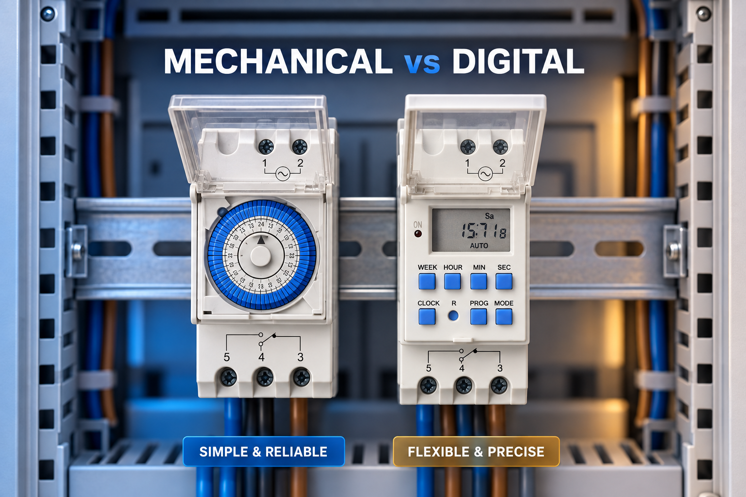 mechanical vs digital timer switch