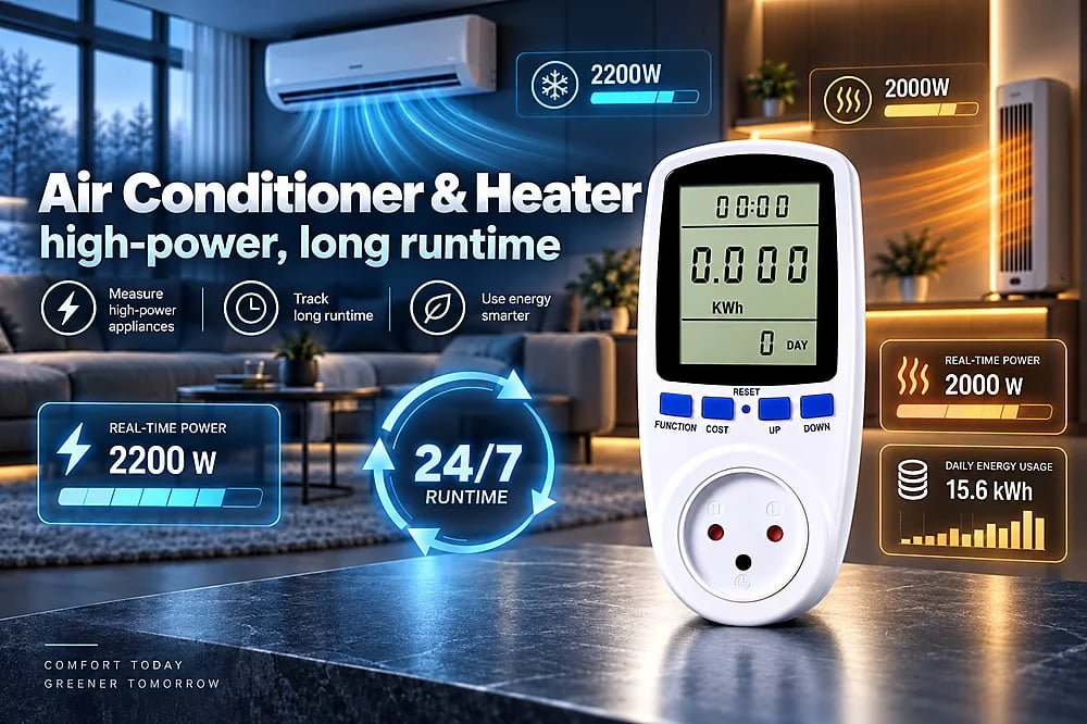 Air conditioner and heater running for long hours