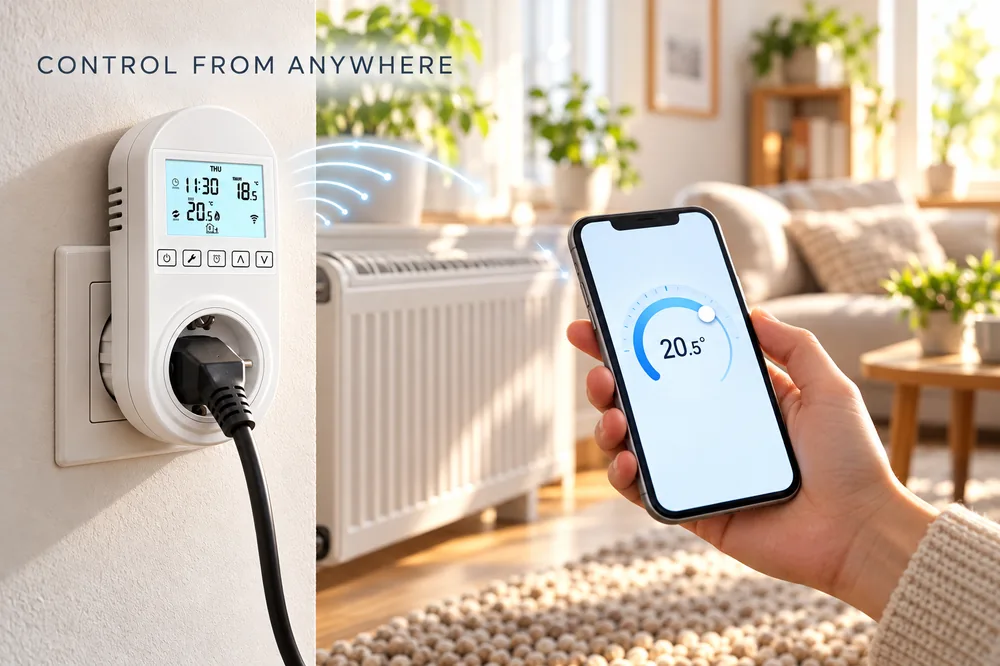 programmable room temperature controller for apartment