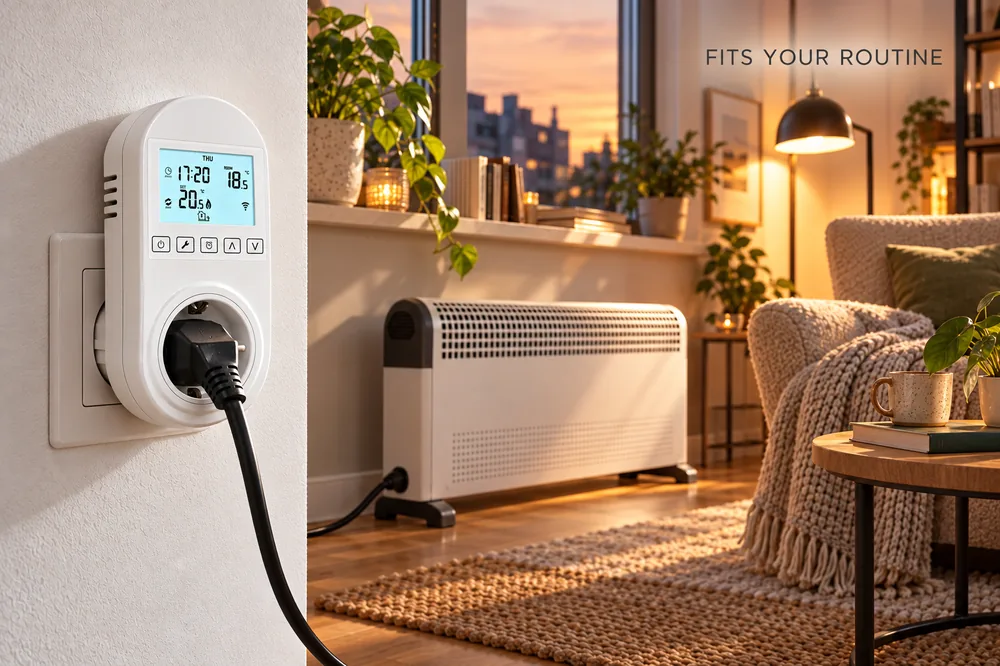 simple smart features thermostat