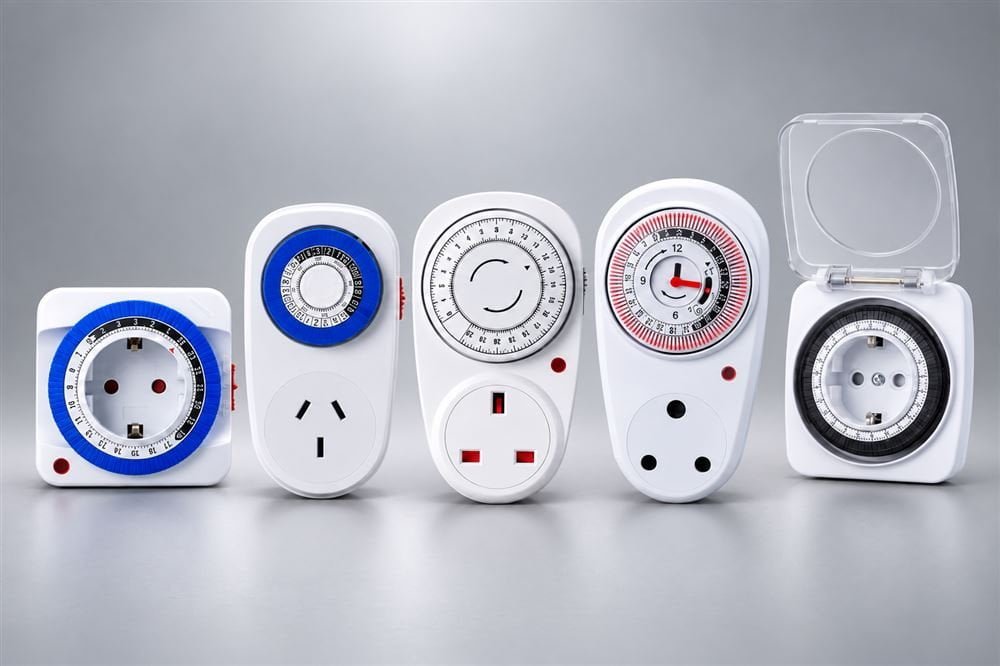 TIMEBEST mechanical and digital timer socket range